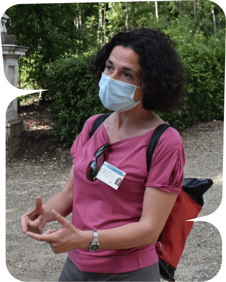 Samuela Marconcini durante un tour